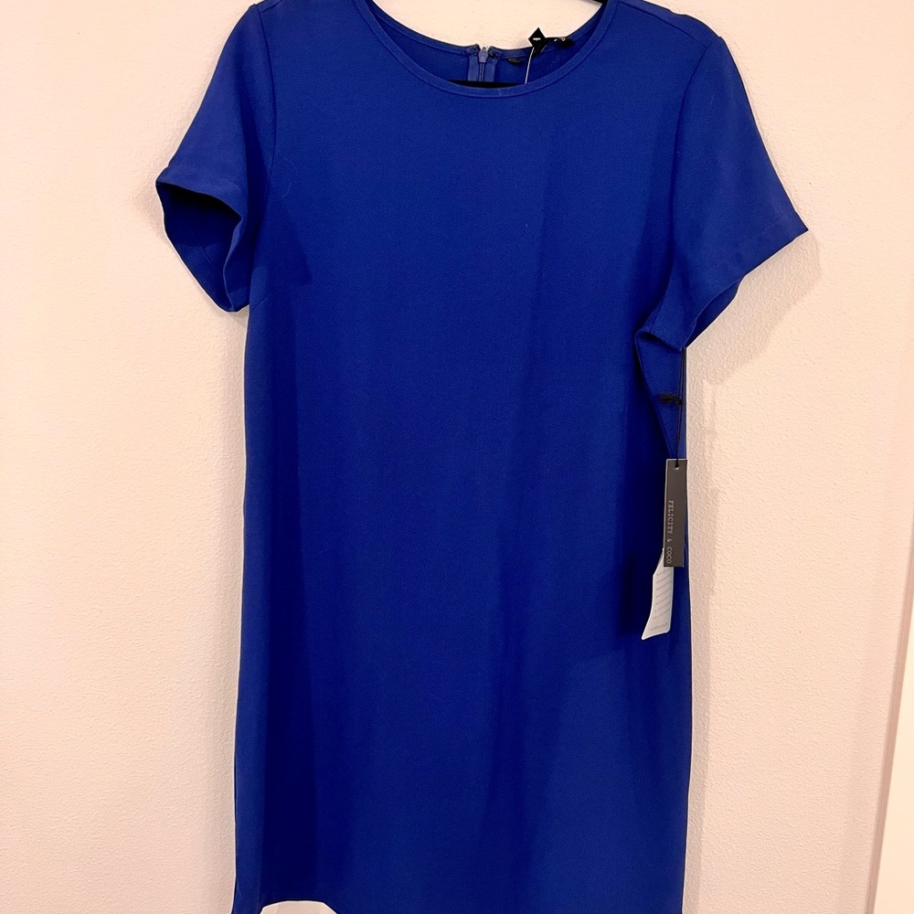 NWT Felicity & Coco Vibrant Blue Mini Dress